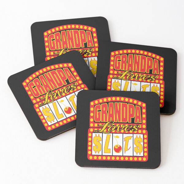 Item preview, Grandpa Loves Slots Gift for Grandfather that Gambles at Casinos designed and sold by TrndSttr.