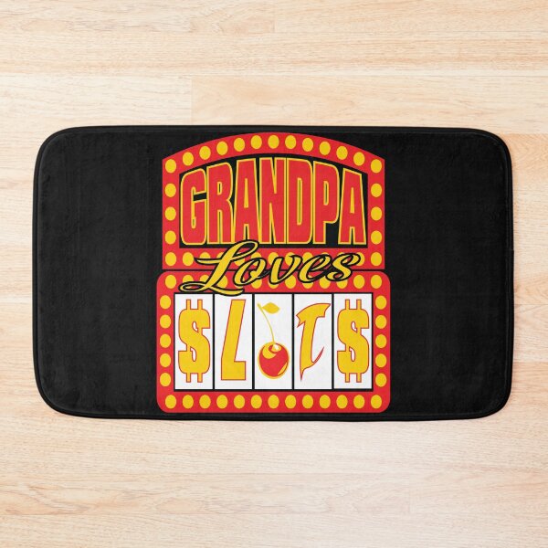 Item preview, Grandpa Loves Slots Gift for Grandfather that Gambles at Casinos designed and sold by TrndSttr.
