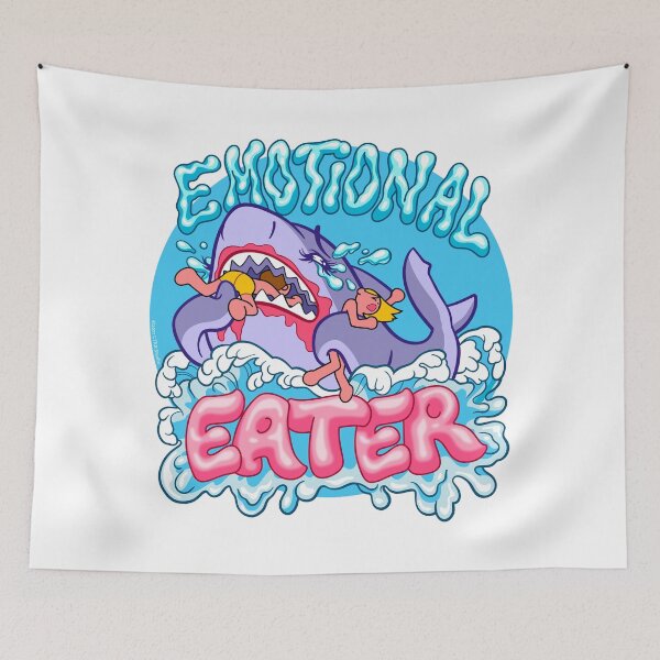 Item preview, Emotional Eater Shark designed and sold by ctkrstudio.