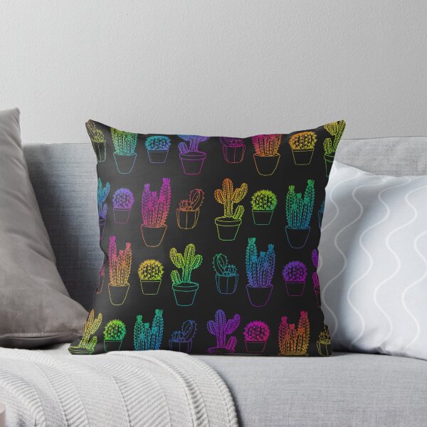 Item preview, Pride Cactus Cacti Pattern Print Art (Rainbow) designed and sold by http3-14ka.