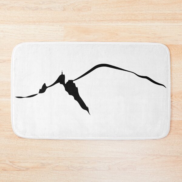 Item preview, Chamonix Alps Mont Blanc and Aiguille du midi black designed and sold by leewarddesign.