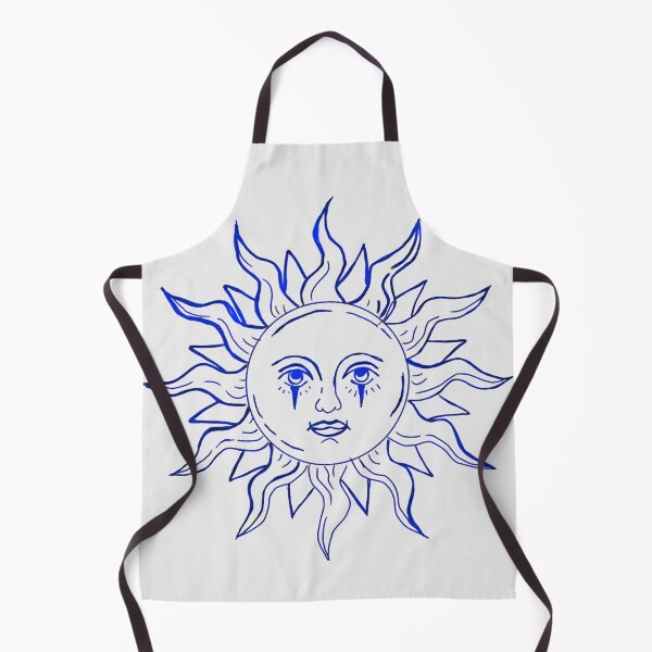 Item preview, Blue and white sun print designed and sold by DemonicGloom.