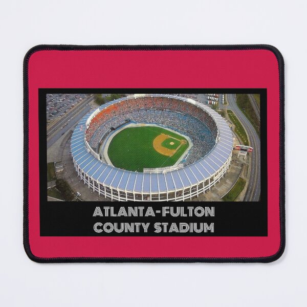 Item preview, Atlanta-Fulton County Stadium- Brave's Scarlet designed and sold by DeadStadium.