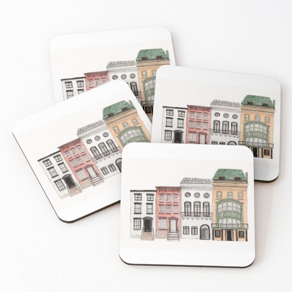 Item preview, NYC Buildings Watercolor Illustration designed and sold by BethanyShell.