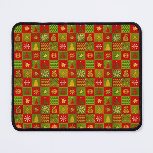 Item preview, Red and Green All Over Christmas Print designed and sold by BoggyRdBoutique.
