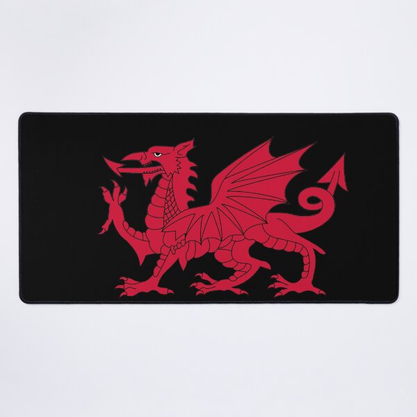 Item preview, Red Welsh Dragon - Flag of Wales - Sport T-Shirt Sticker Bedspread Duvet designed and sold by deanworld.