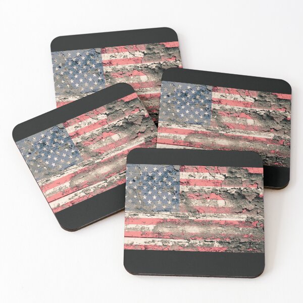 Item preview, Worn American Flag designed and sold by Zeldastar.