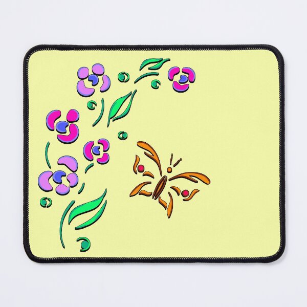 Item preview, Flowers and Butterflies Yellow designed and sold by Czerra.