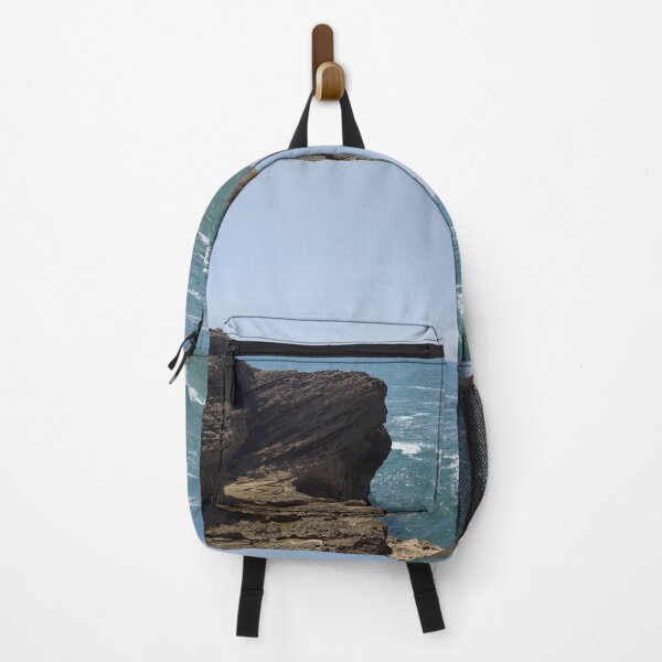 Item preview, Imsouane Surf village Morocco - rocky beach with blue sky designed and sold by Chardo55.