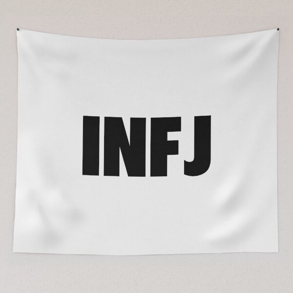 Item preview, INFJ Introverted Intuitive Feeling Judging Slogan designed and sold by thetshirtworks.