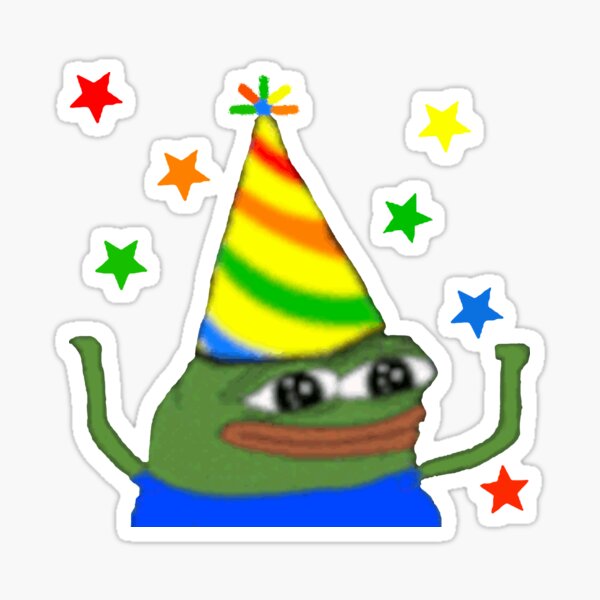 “Peepo Birthday” Sticker by PEEPOS-R-US | Redbubble