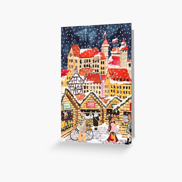 Item preview, Christmas market Nuremberg designed and sold by lajoyeuseboheme.