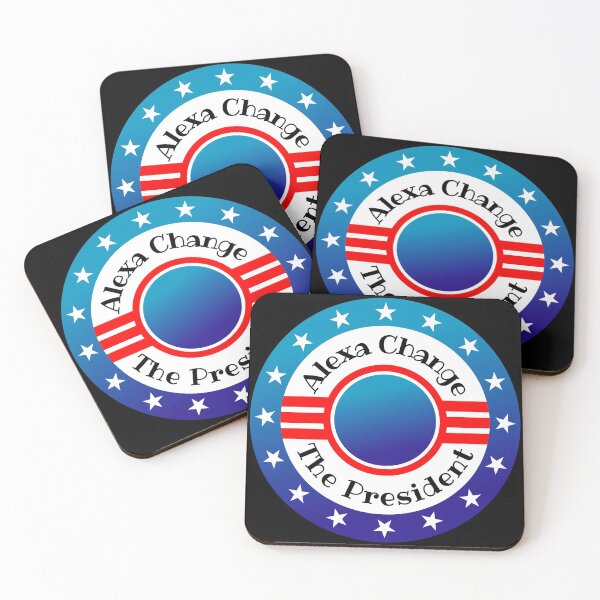 Item preview, Alexa Change The President, American Flag Patriotic Design designed and sold by MamaSweetea.