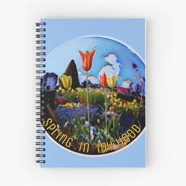 Item preview,  Spring with us - colorful flowers photo collage with lettering designed and sold by kikidu21.