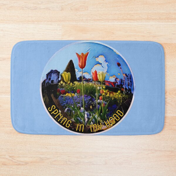 Item preview,  Spring with us - colorful flowers photo collage with lettering designed and sold by kikidu21.