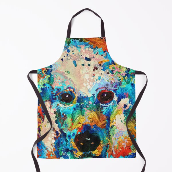 Item preview, Rainbow Color Poodle Dog Art by Sharon Cummings designed and sold by Sharon Cummings Art.