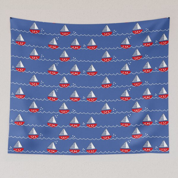 Item preview, Sailboat Pattern designed and sold by KathrinLegg.