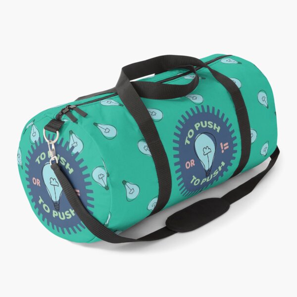 Item preview, To Push OR != (Not) To Push - Programmers and DevOps daily routine niagara blue designed and sold by IrinchiDE.