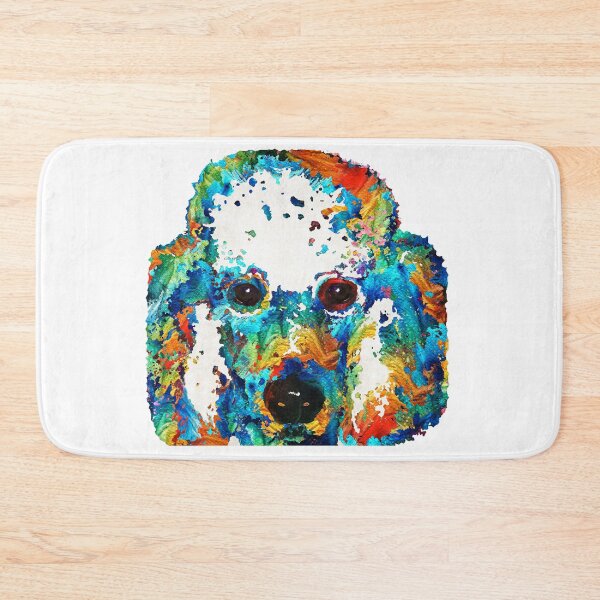 Item preview, Colorful Poodle Dog Art by Sharon Cummings designed and sold by Sharon Cummings Art.