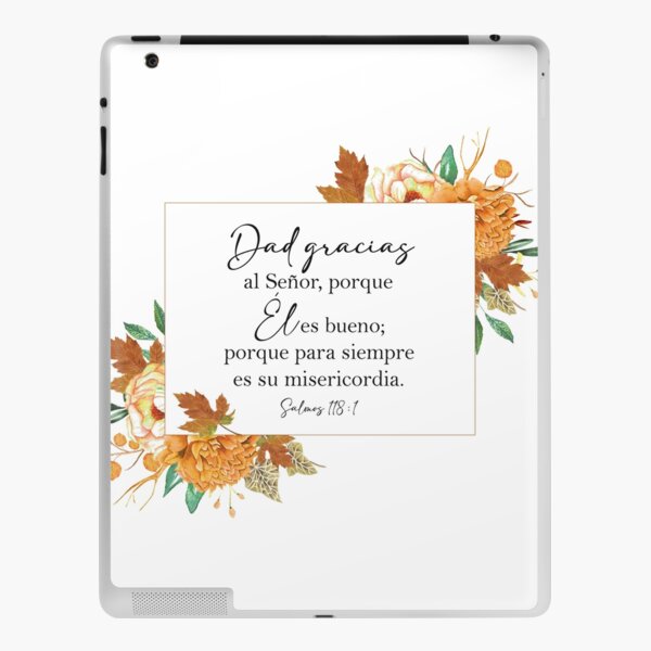 salmo 23, psalm 23 in spanish iPad Case & Skin for Sale by