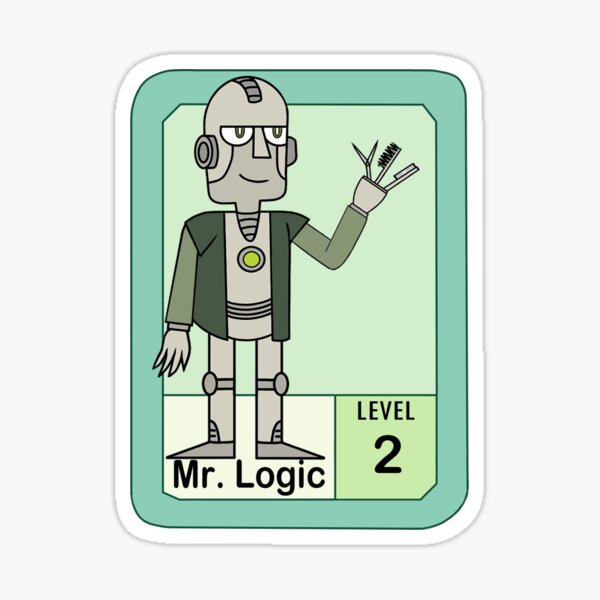 Item preview, Mr. Logic (Boxman) Pow Card designed and sold by VancetheSnekDad.