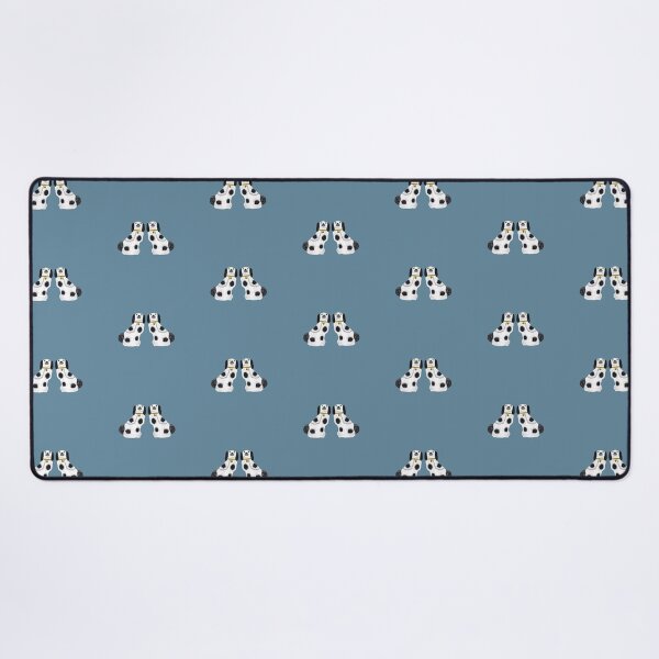 Item preview, Pair of Staffordshire dogs on light blue designed and sold by marthaseahorse.