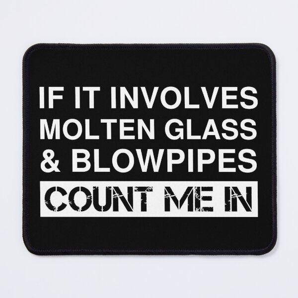 Item preview, Funny Molten Glass And Blowpipes Glassblowing T-Shirt  designed and sold by Creekman Designs.