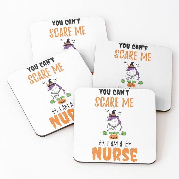 Item preview, Halloween Unicorn You Can't Scare Me I Am a Nurse / Funny Nurse Fall Autumn Saying designed and sold by Run to Creations.