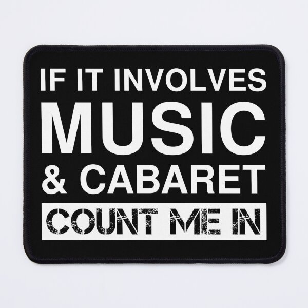 Item preview, Funny Music Cabaret Musical Fan Broadway Theatre T-Shirt designed and sold by Creekman Designs.
