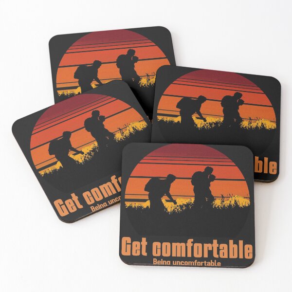 Item preview, Get comfortable being uncomfortable - Motivational designed and sold by Designs2Excite.