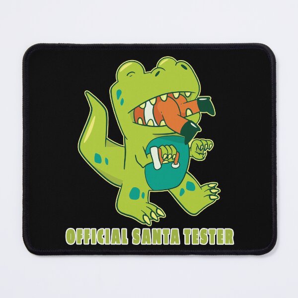 Item preview, T-Rex Official Santa Claus Tester Merry Christmas designed and sold by MadMando.