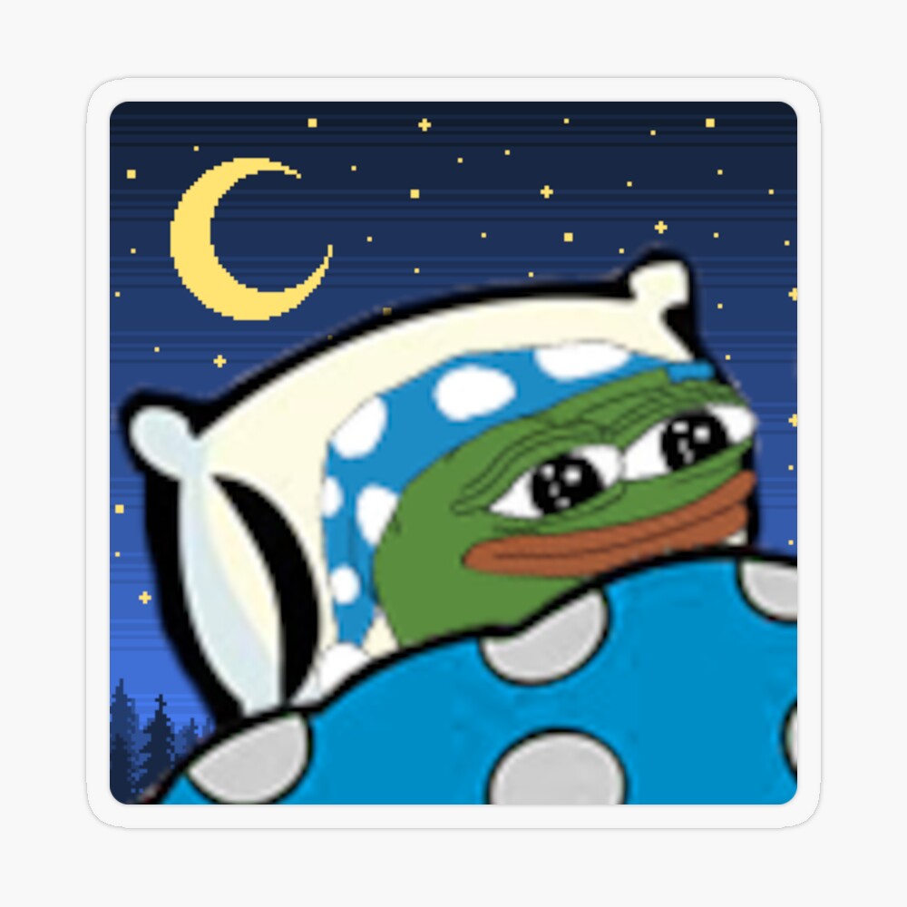 Peepo Sleep Starry Sky Throw Pillow for Sale by PEEPOS-R-US | Redbubble