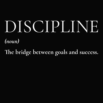 DisciplineDefinition-Motivational|CanvasPrint