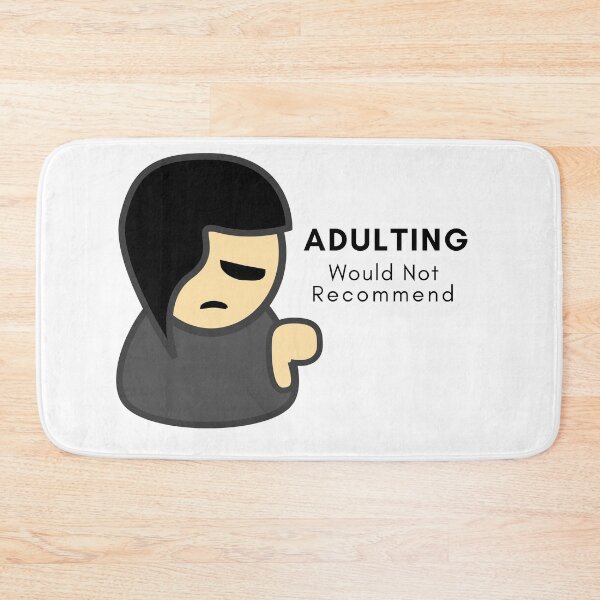 Item preview, Adulting Would Not Recommend by SIMPLE. designed and sold by FawadAhmad.