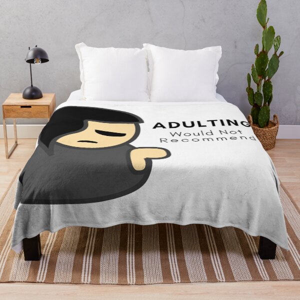 Item preview, Adulting Would Not Recommend by SIMPLE. designed and sold by FawadAhmad.