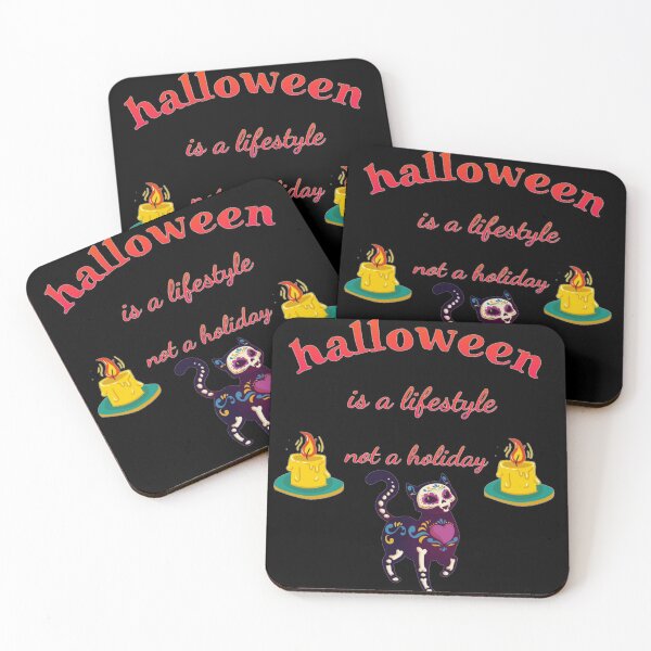Item preview, HALLOWEEN IS A LIFESTYLE NOT A HOLIDAY - FOR CAT LOVERS IN HALLOWEEN  designed and sold by ilyasxfl.