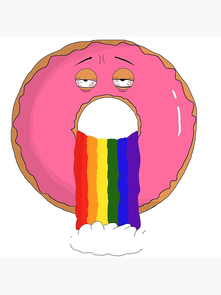 "Rainbow Vomit" Art Print for Sale by seriouscereal Redbubble