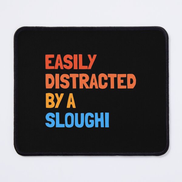 Item preview, Easily Distracted By A Sloughi Funny Dog Gift designed and sold by Guarddogdrive.