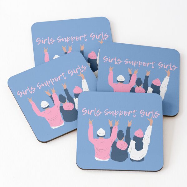 Item preview, Girls Support Girls Feminist Art designed and sold by Taleahsdesigns.
