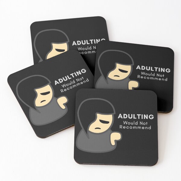 Item preview, Copy of Adulting Would Not Recommend by SIMPLE. designed and sold by FawadAhmad.