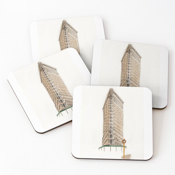Item preview, NYC Flatiron Building Watercolor Illustration designed and sold by BethanyShell.