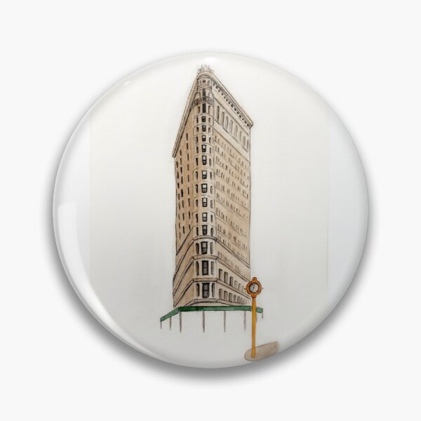 Item preview, Ilustración acuarela del edificio Flatiron de Nueva York designed and sold by BethanyShell.
