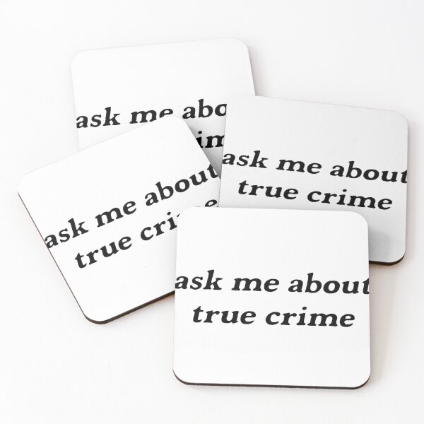 Item preview, true crime sticker— ask me about true crime designed and sold by annagcrow.