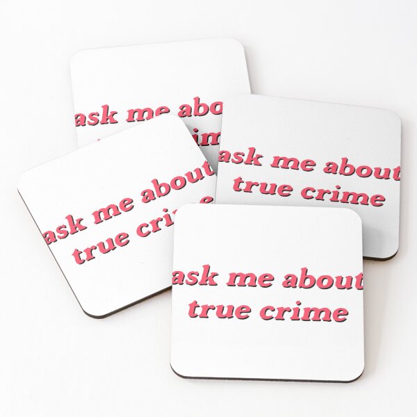 Item preview, true crime sticker— ask me about true crime designed and sold by annagcrow.