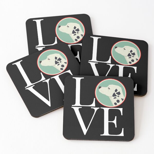 Item preview, Love Dalmatian Square designed and sold by onepony.