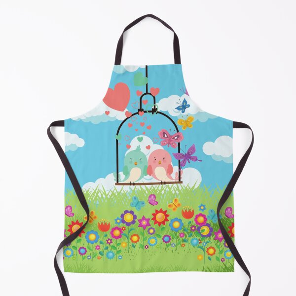 Item preview, Spring Time Love Birds designed and sold by Glow & Grit – a mix of softness and edge.