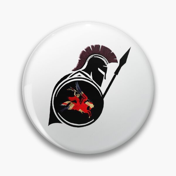 Item preview, Parachute regiment Spartan with Pegasus shield design designed and sold by PinnockDesigns.