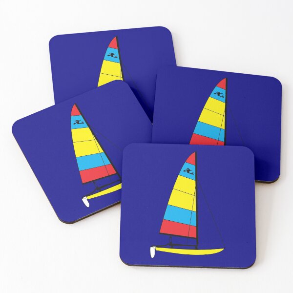 Item preview, Hobie 14 Catamaran Sailboat - Yellow designed and sold by CHBB.