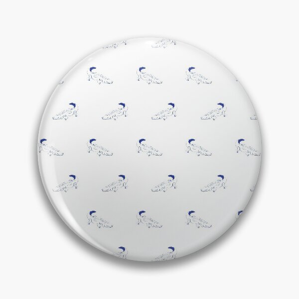 Item preview, Blue Gator on White designed and sold by HalamoDesigns.