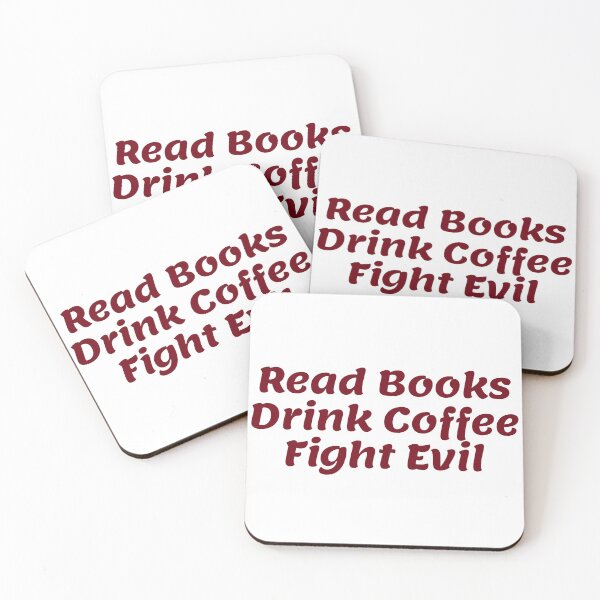 Item preview, Leer libros beber café luchar contra el mal designed and sold by Water Flick.